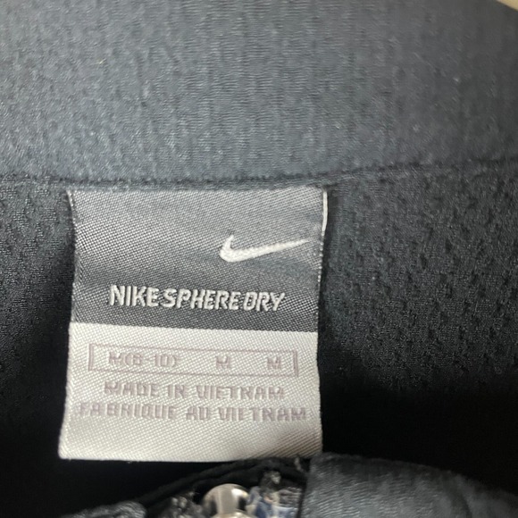 Vintage Nike Jacket Womens Medium Black Full Zip Sphere Dry Track Running - Picture 6 of 16